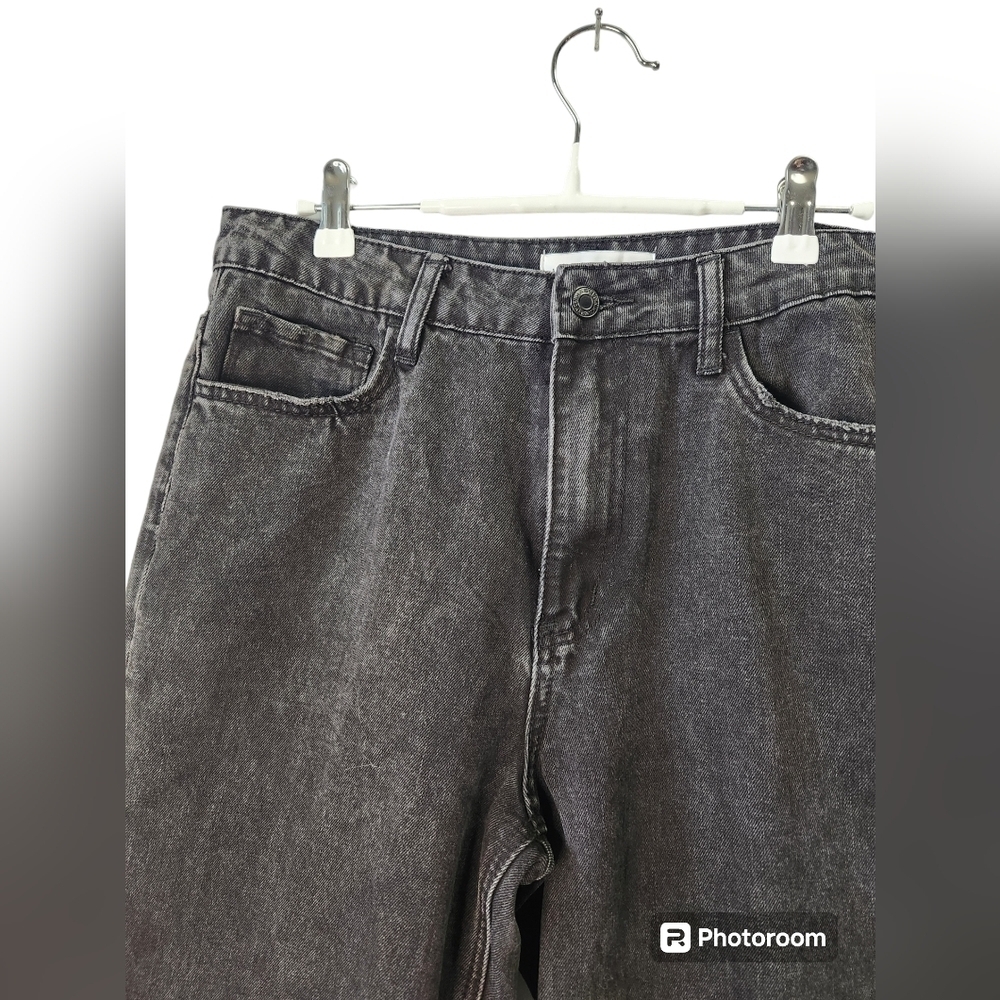 FLYING MONKEY VERVET BLACK SUN WIDE LEG DENIM- BLACK Sz. 29 - Picture 5 of 9